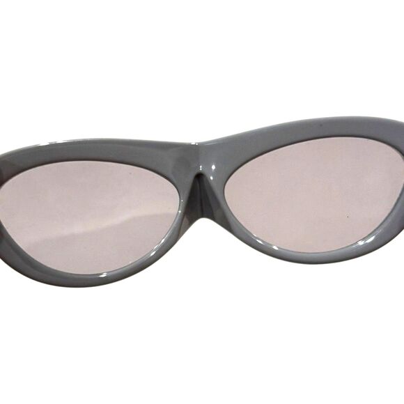 Dora Teymur Grey Sunglasses Thick Frame UV Protective Lenses main image 5